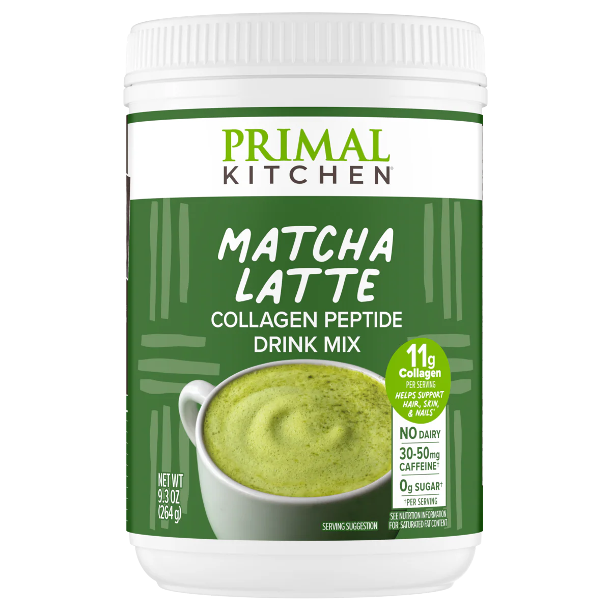 Matcha‌ ‌Collagen‌ ‌Keto‌ ‌Latte‌ Drink Mix - 9.3 oz