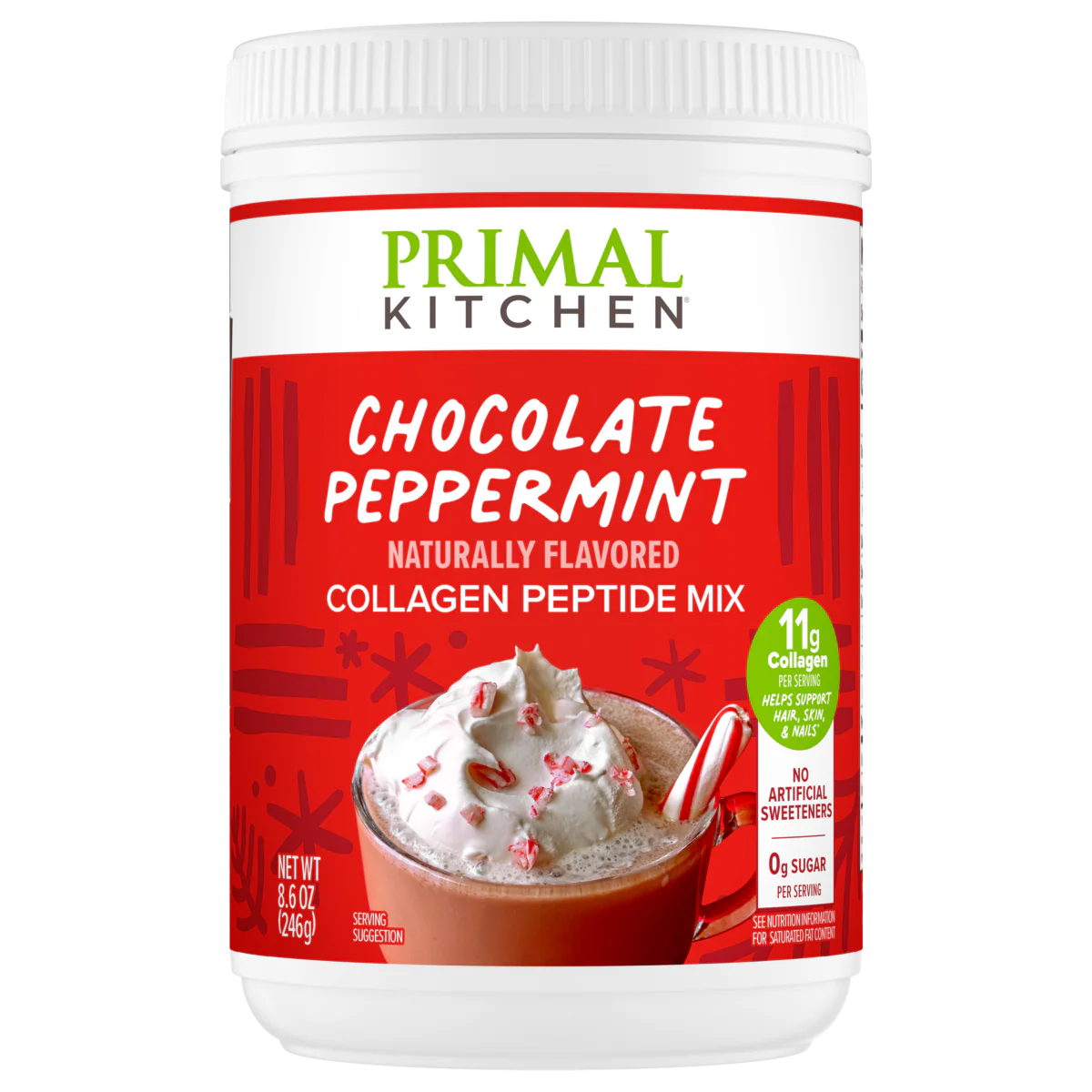 Chocolate Peppermint Collagen Drink Mix