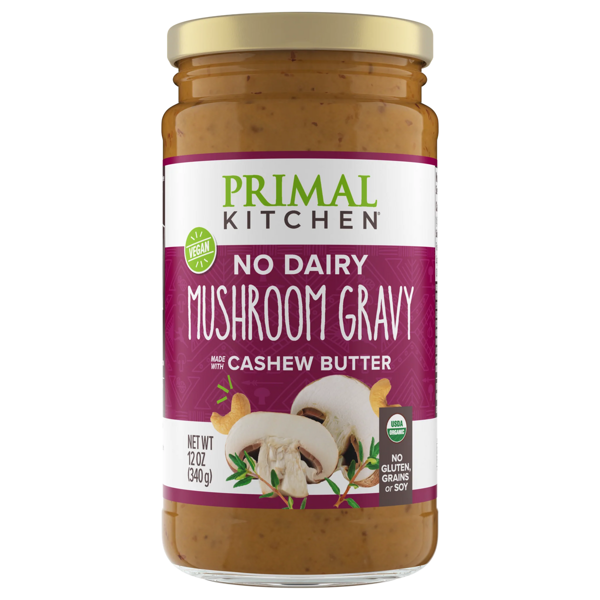No Dairy Mushroom Gravy