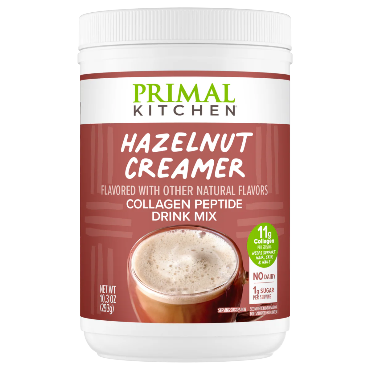 No Dairy Hazelnut Collagen Creamer
